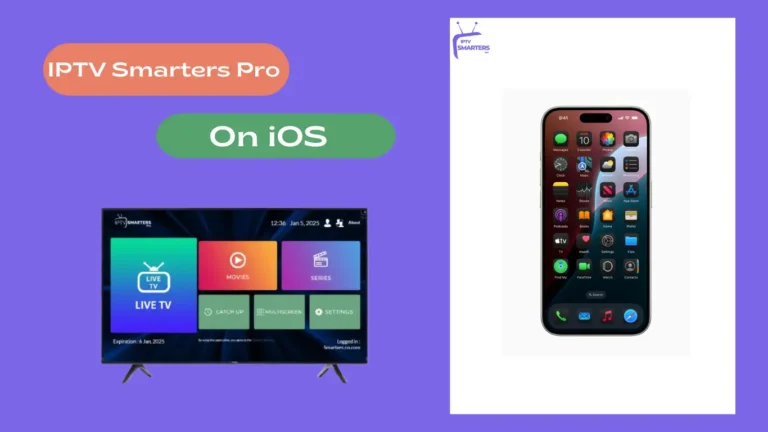 IPTV Smarters Pro iOS app icon on iPhone home screen